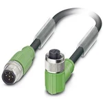 Upravený zástrčkový konektor pro senzory - aktory Phoenix Contact SAC-5P-M12MS/ 1,5-PUR/M12FR SH 1501045 zástrčka, rovná, zásuvka, zahnutá, 1.50 m, 1 