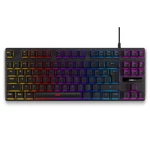 Klávesnica Niceboy ORYX K300X, CZ layout (oryx-k-300x) čierna herná klávesnica drôtová • mechanické spínače OUTEMU blue • RGB podsvietenie klávesov so