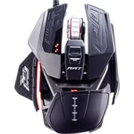 MadCatz R.A.T. X3 herná myš USB optická čierna 10 null 16000 dpi podsvietenie, ergonomická, gélová opierka pod zápästie,