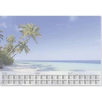 Sigel Beach  písacie podložka kalendár na 1 rok viacfarebná (š x v) 595 mm x 410 mm