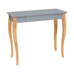 Tmavosivý písací stôl Ragaba Lillo, dĺžka 85 cm