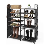 Shoe Rack Storage Organizer Shelf Stand Shelves 8 Tiers 10 Grid Non-woven