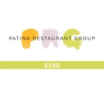 Patina Restaurant Group $100 Gift Card US