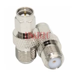 Copper nickel plated 50ohm Straight F Female to SMA Male Antenna Adaptor Connector
