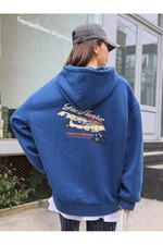 Know Women's Royal The Theater Printed Hoodie with Sweatshirt.