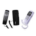 Redialing Corded Telephone Home Fixed Landline LCD Display Calendar Redial