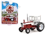 1974 2270 Tractor Closed Cab Red and White "Down on the Farm" Series 7 1/64 Diecast Model by Greenlight