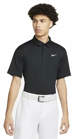 Nike Dri-Fit Tour Mens Solid Golf Polo Black/White M Polo košeľa
