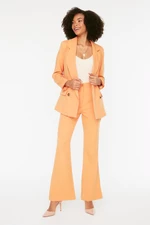 Oranžové dámské široké kalhoty Trendyol - Dámské
