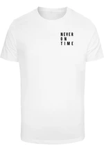 Pánské tričko Never On Time - bílé