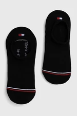 Ponožky  Tommy Jeans 2-pak čierna farba, 701228179
