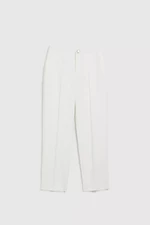 Women's trousers MOODO - white