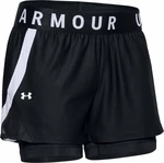 Under Armour Women's UA Play Up 2-in-1 Shorts Black/White S Pantalon de fitness