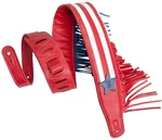 Levys MGFUSA-RWB Courroie de guitare Red, White and Blue