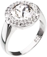 Evolution Group Stříbrný prsten se třpytivým krystalem Swarovski 35026.1 54 mm