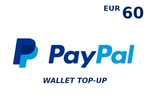 PayPal Wallet 60 EUR Top Up