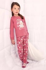 Dětské pyžamo Mayoral růžová barva