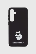 Puzdro na mobil Karl Lagerfeld Samsung Galaxy S24+ S926 čierna farba