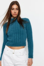 Trendyol Oil Feather Knitwear Sweater