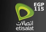 Etisalat 115 EGP Mobile Top-up EG