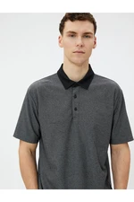Koton Polo T-Shirt with Short Sleeves and Buttons Cotton