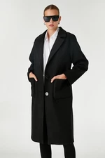 Koton női zseb részletes dupla gombos kabát 3wak00167ew