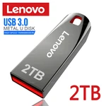 Lenovo 2TB USB Flash Drives Metal High Speed Real Capacity Memory Stick 1TB 64GB PenDrive For PC Laptop Computer TYPE-C Adapter