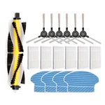 Roller Brush Side Brush HEPA Filter Mop Cloth Replaces for SENCOR SRV 4000GD-EUE3 Robotic Vacuum Cleaner Spare Parts Accessories
