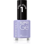 Rimmel Super Gel gelový lak na nehty bez užití UV/LED lampy odstín 028 Purple Haze 12 ml