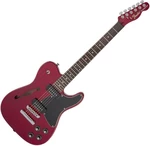 Fender Jim Adkins JA-90 Telecaster Thinline IL Crimson Red Transparent Guitarra electrica