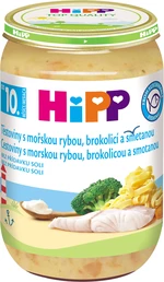 HiPP Príkrm zeleninovo-mäsový Tagliatelle s morskou rybou, brokolicou a smotanou 220 g