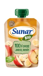 Sunar BIO kapsička Jablko banán 100 g