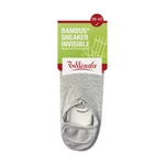 Bellinda Bambus sneaker invisible vel. 39/42 dámské a pánské ponožky 1 pár šedé
