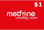 Metfone $1 Mobile Top-up KH