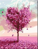 Zuty Painting by Numbers Colorful Tree Pintura por números