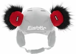 Eisbär Teddy Ears Black/Red UNI Casco de esquí