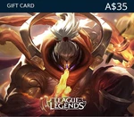League of Legends 35 AUD Prepaid RP Card OCE