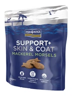 FISH4DOGS Maškrty pre psov SUPPORT+ srst a kože makrela 225 g