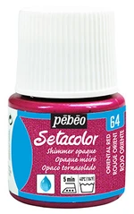 Barva na textil Setacolor 45 ml – 64 orientální červeň perleťová
