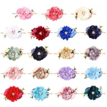 Girls Hairbands Fashion Flower Girl Cute Pink Simulation Head Flower Princess Wild Fresh Natural Cute Hair Clip Kids Headwear