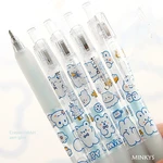 MINKYS 1 Piece Kawaii Portable Quick Drying Press Type Glue For Easy Pasting Quick Drying Glue School Stationery
