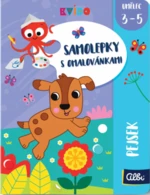Samolepky s omalovánkami - Pejsek