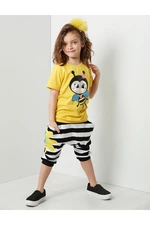 Denokids Viz Buzz Maya Girls Kids T-shirt Capri Shorts Set