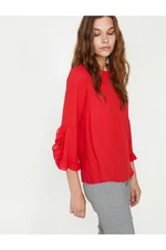 Koton Women
 Red Flounce Blouse