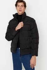 Trendyol Black Men's Regular Fit Windproof Puffy Coat.