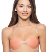 Women's silicone bra with straps GORTEKS - beige