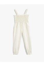 Koton Linen Blended Overalls With Straps