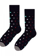 More Mix Dots 139-051 tmavě modré Pánské ponožky 43/46 tmavě modrá