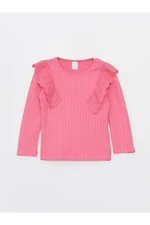 LC Waikiki Crew Neck Long Sleeved Baby Girl T-Shirt