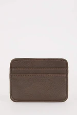 DEFACTO Man Faux Leather Business Card Wallet